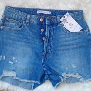 Zara denim shorts